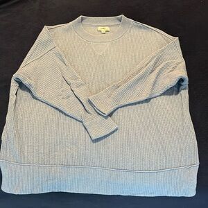 Aerie light blue oversized sweater medium